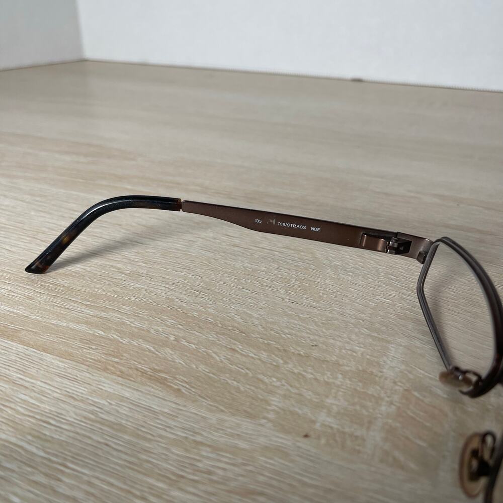 Gucci GG2769/STRASS NDE Eyeglasses Rhinestones Dark Brown Metal Frame 51-17-135 - Picture 4 of 9
